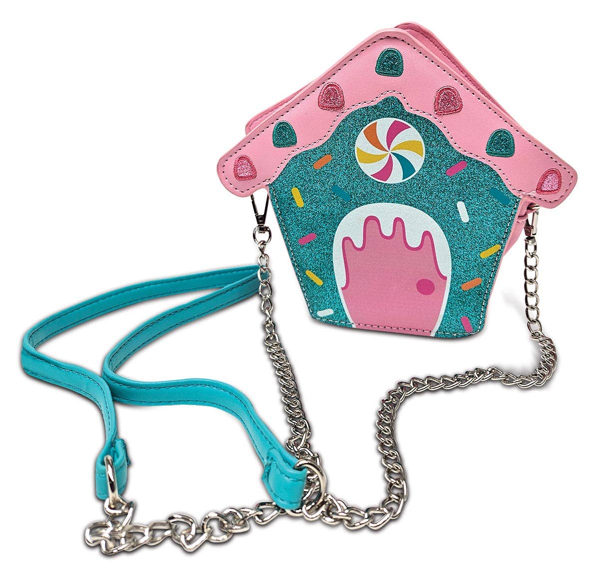 GINGERBREAD HOUSE CROSSBODY BAG