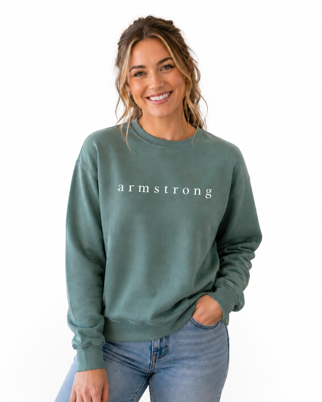 Blue Spruce Armstrong Comfort Colors Sweatshirt - Womens