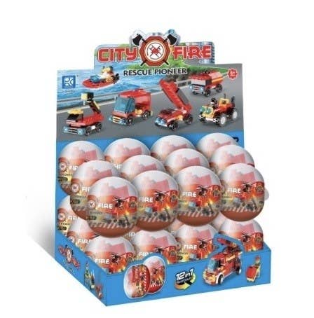 Fire Trucks Building Blocks