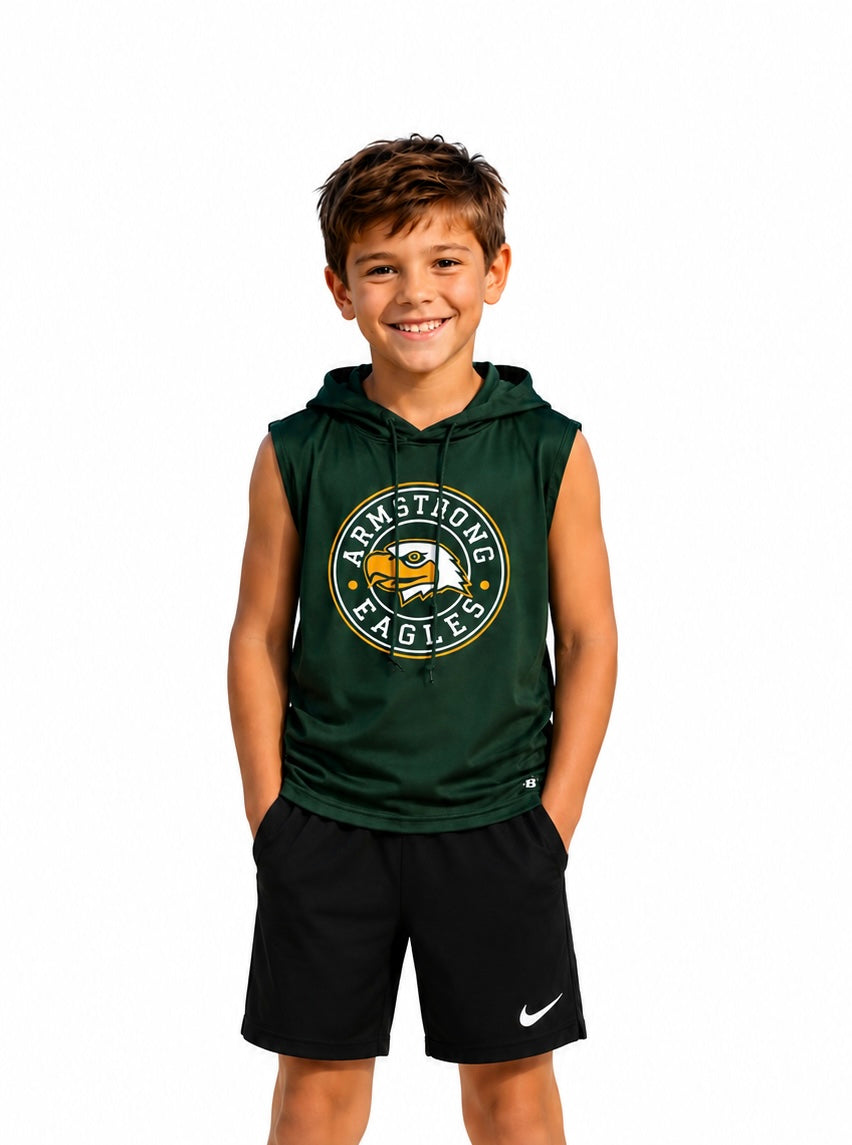 Armstrong Eagles Sleeveless Performance Hoodie