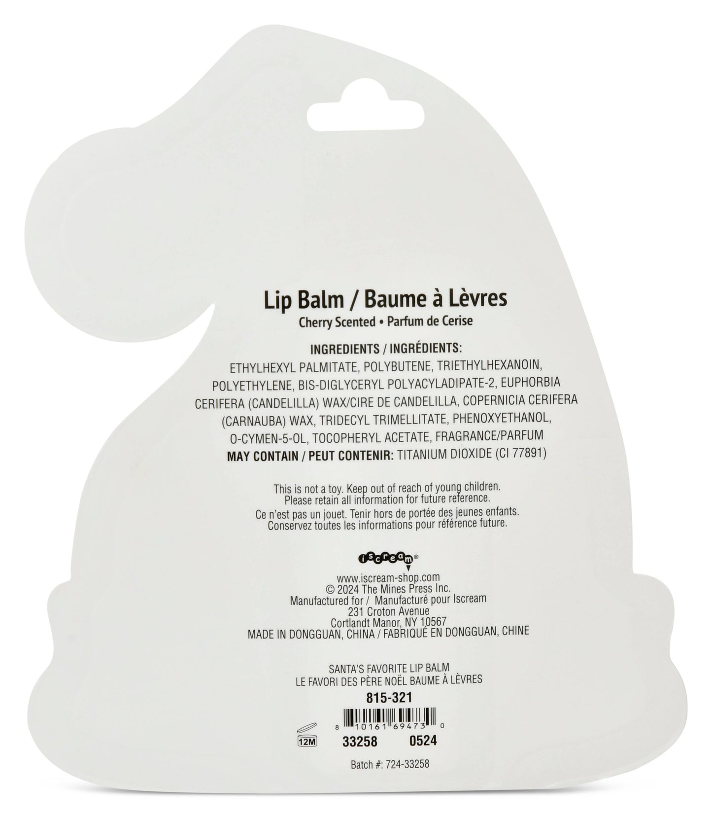 Santa's Favorite Lip Balm