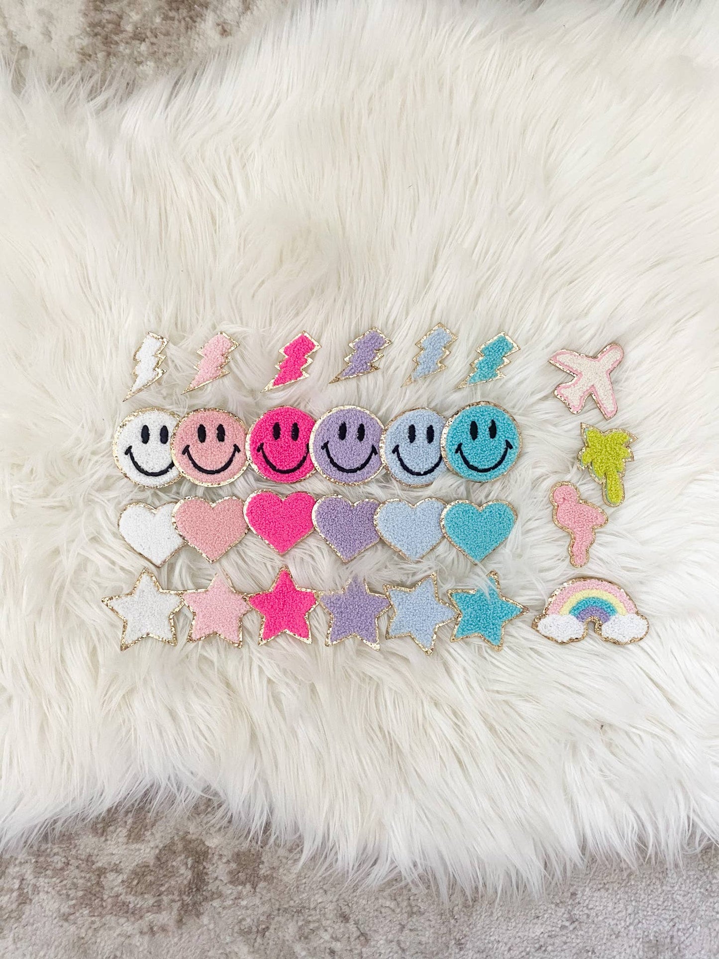 Chenille Patch Self Adhesive 2.25" x 1.5" Sticker