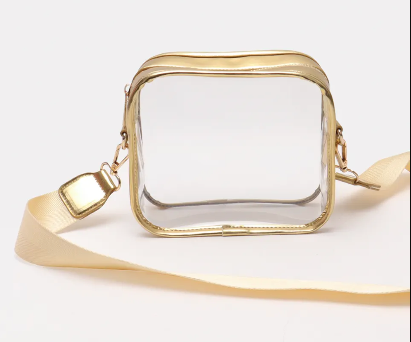 Clear Crossbody Purse Stadium Bag with Adjustable Strap