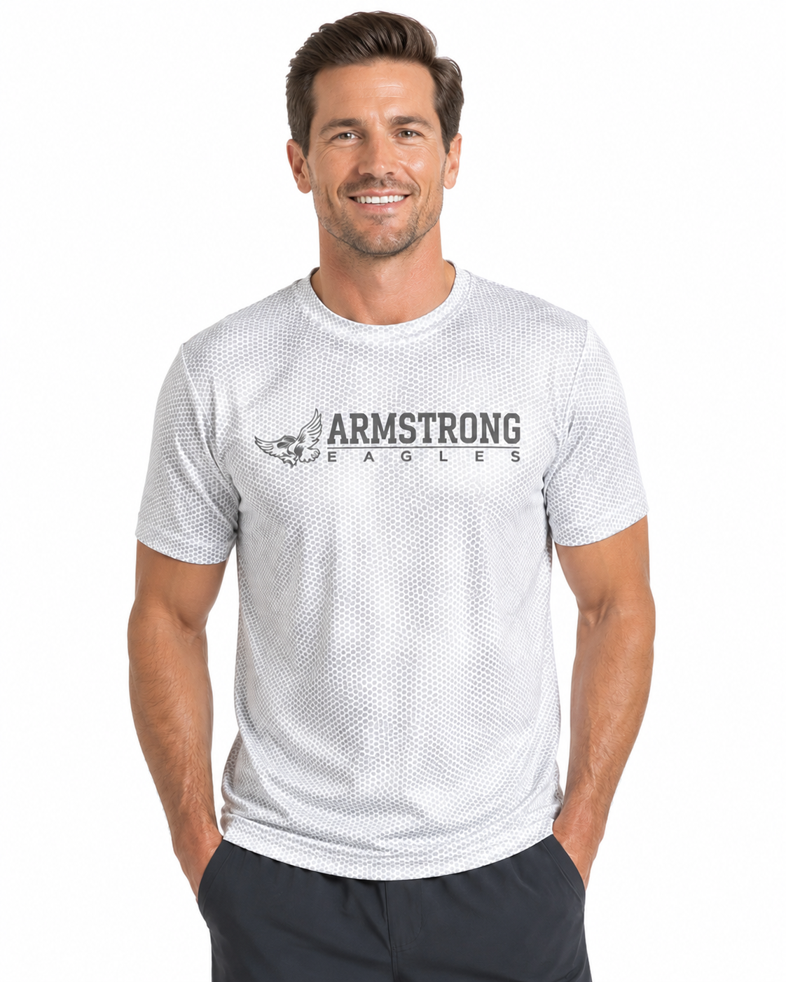 Armstrong Eagles Camo Performance Tee (Mens)