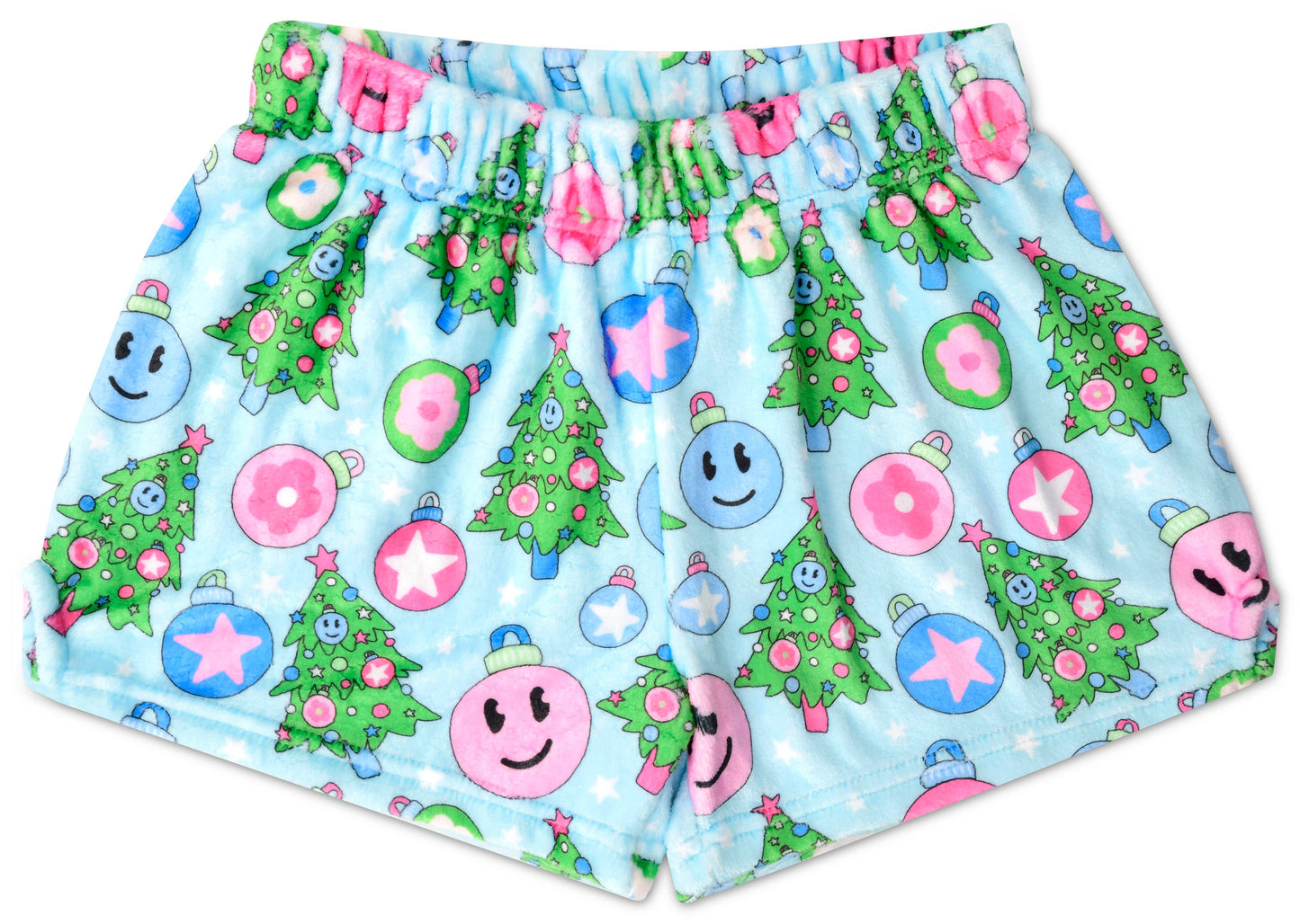 GROOVY HOLIDAY PLUSH SHORTS (LARGE 14)
