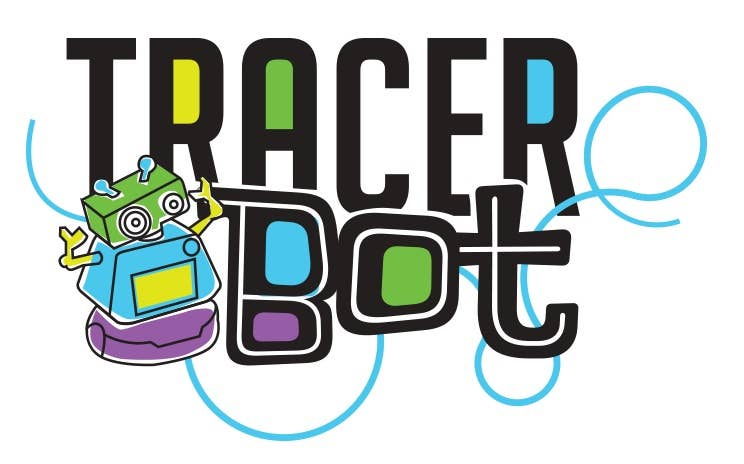 Tracerbot - Green. Inductive Robots Follow The Line You Draw