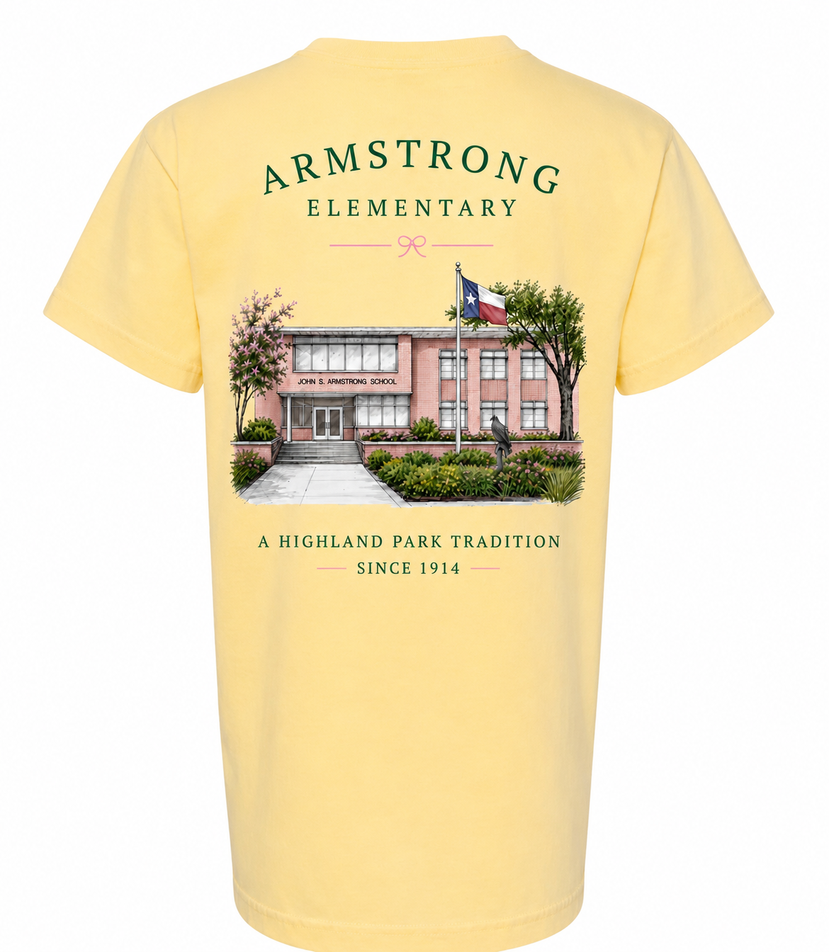 1914 Traditions Tee (Butter Yellow) - Womens