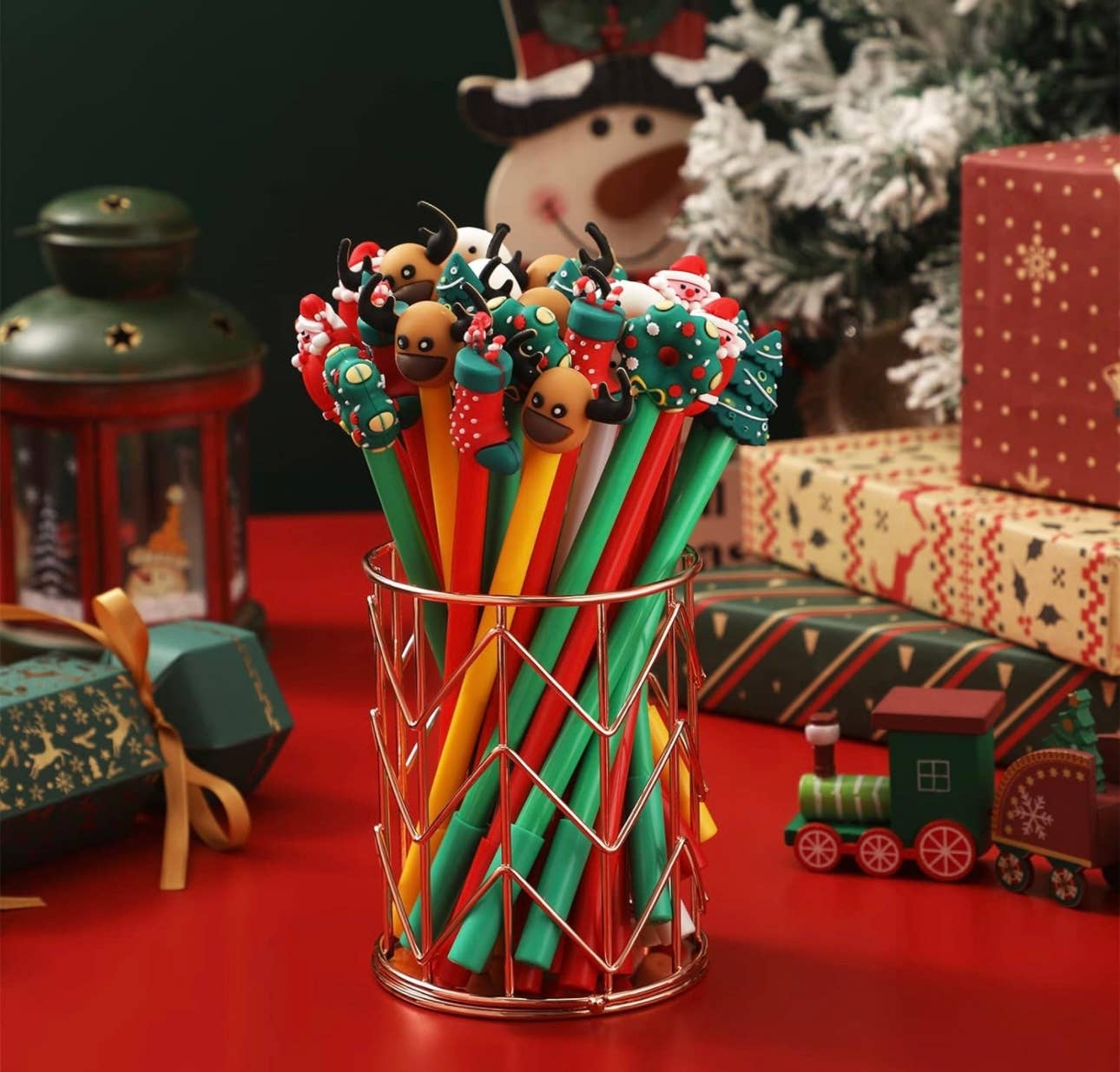 Christmas gel ink pens