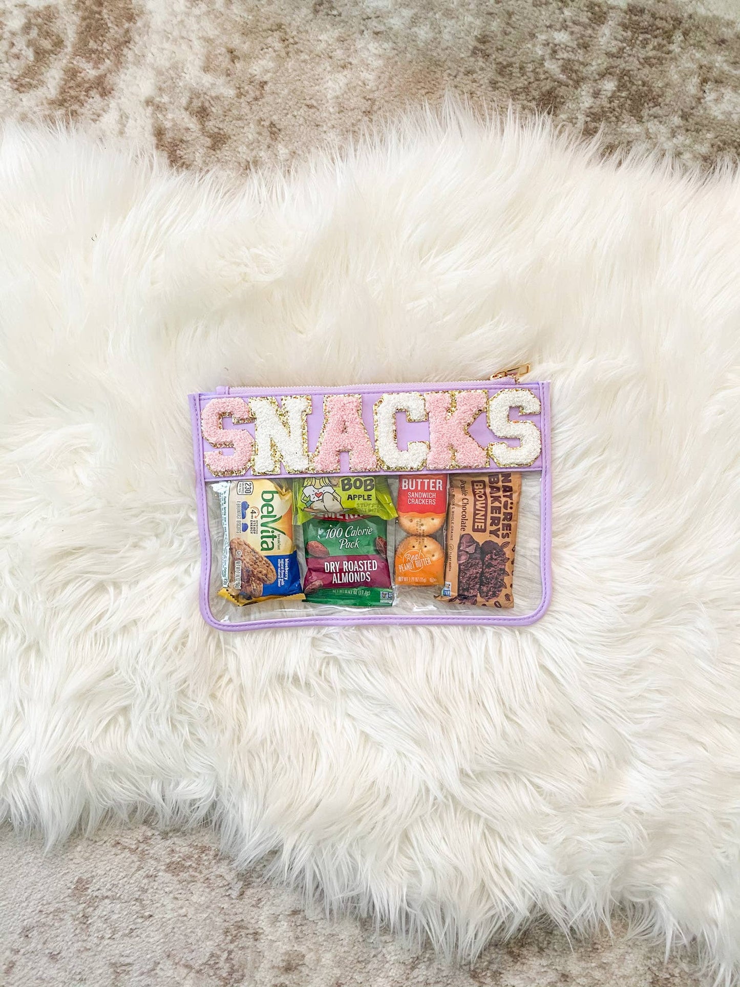 Clear Flat Nylon Zipper Pouch Pvc Makeup Bag Cosmetic Bag