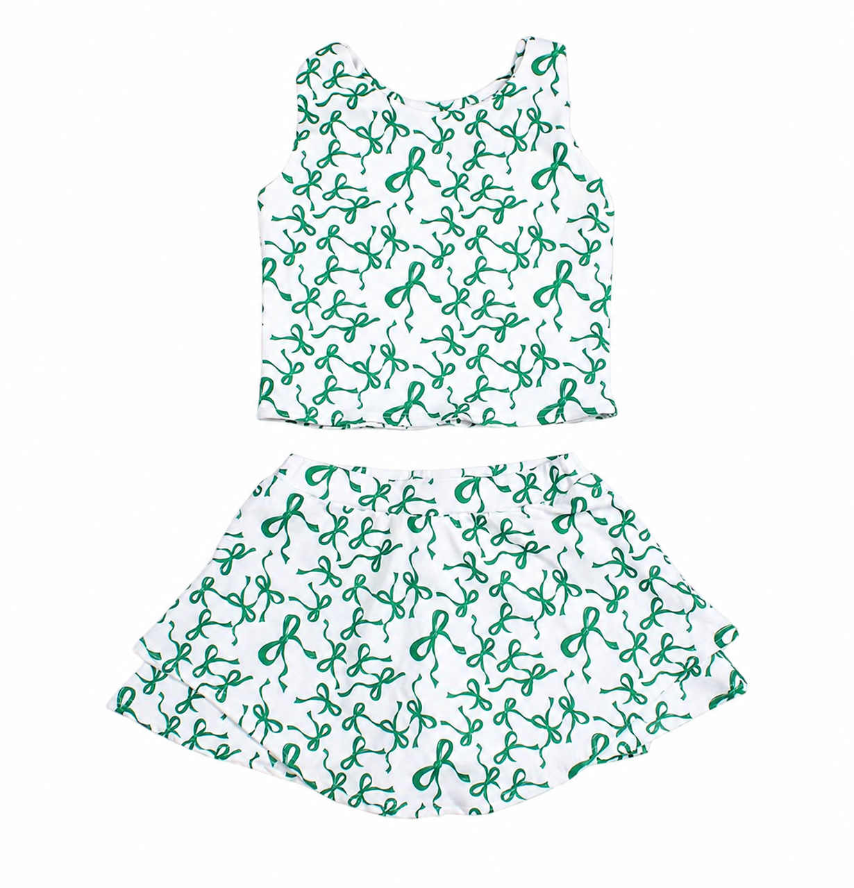 The Lucky Bow Skort Set
