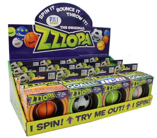 Zzzopa - World's only fidget spinning bouncy ball!