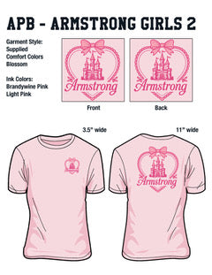 Blossom Magic Castle Armstrong T-shirt