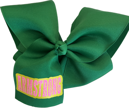 Armstrong Hair Bow - Green