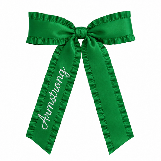 Green Ribbon Bow