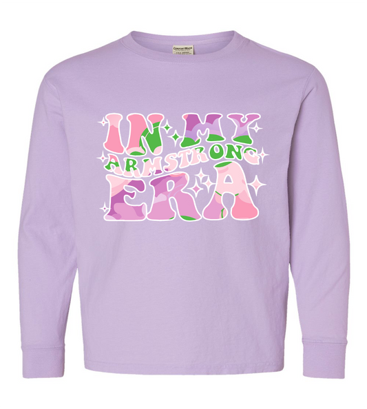 Lavender In My Armstrong Era Girls Long Sleeve T-Shirt