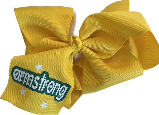 Armstrong Hair Bow - Yellow