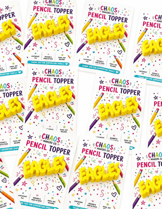 Yellow Pencil Topper