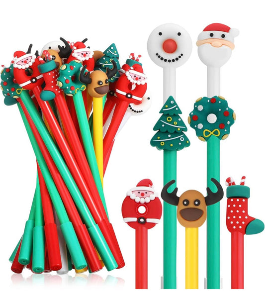 Christmas gel ink pens