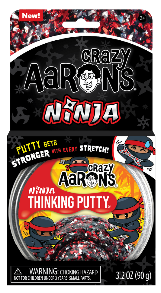 Ninja - Full Size 4" Thinking Putty Tin