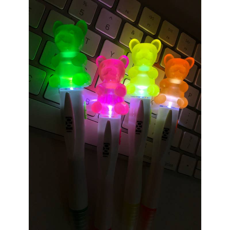 Scented Gummy Bear Light up Highlighter