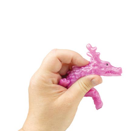 METALLIC MOCHI DRAGON SQUISHY TOY