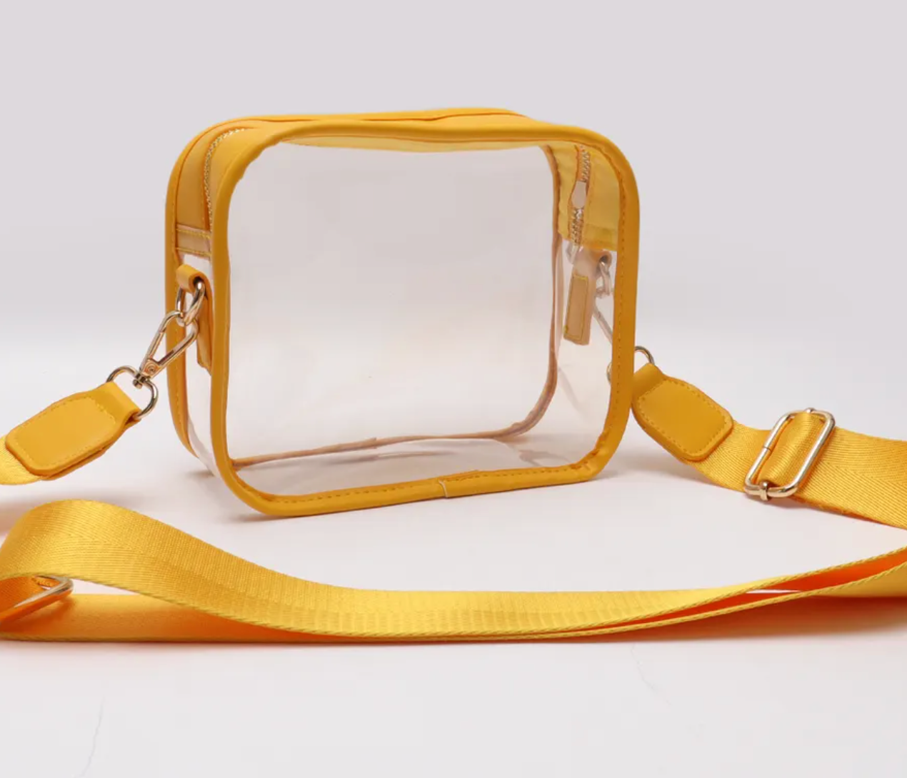 Clear Crossbody Purse Stadium Bag with Adjustable Strap