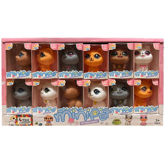 Cute Kittens Rubber Animal