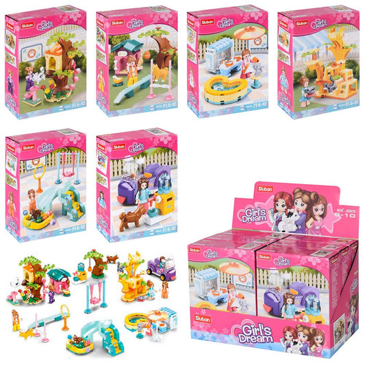 Girl's Dream Pet Playground Building Bricks