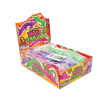 METALLIC MOCHI DRAGON SQUISHY TOY