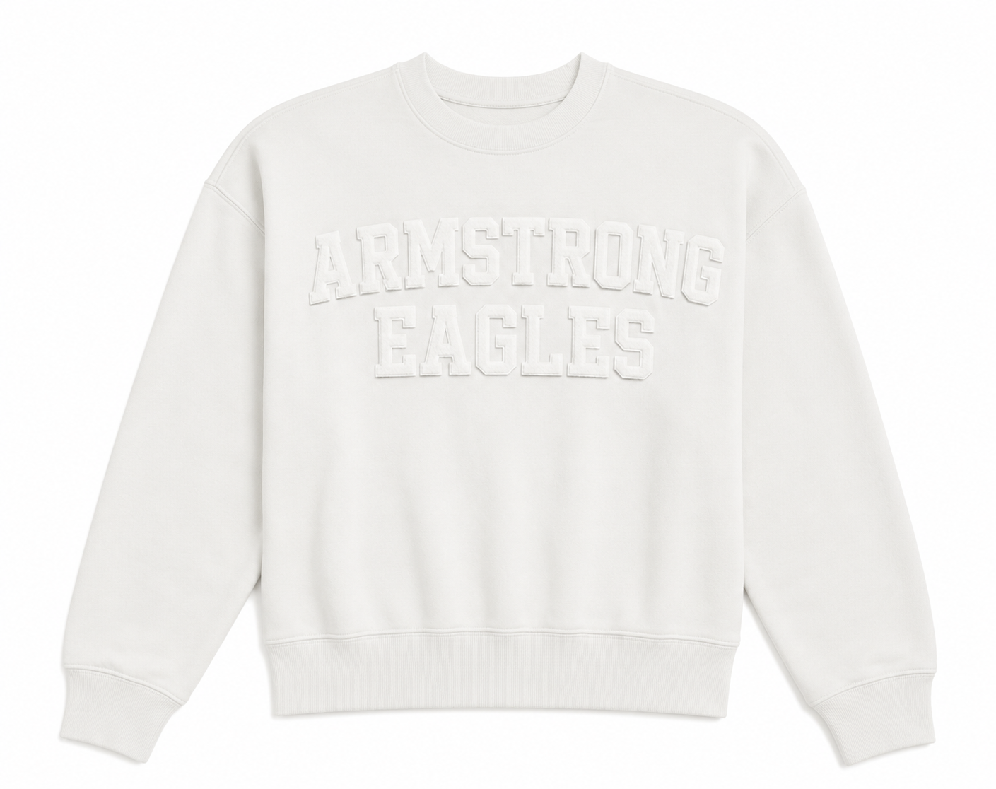 The Whiteout Cropped Sweatshirt (Womens)